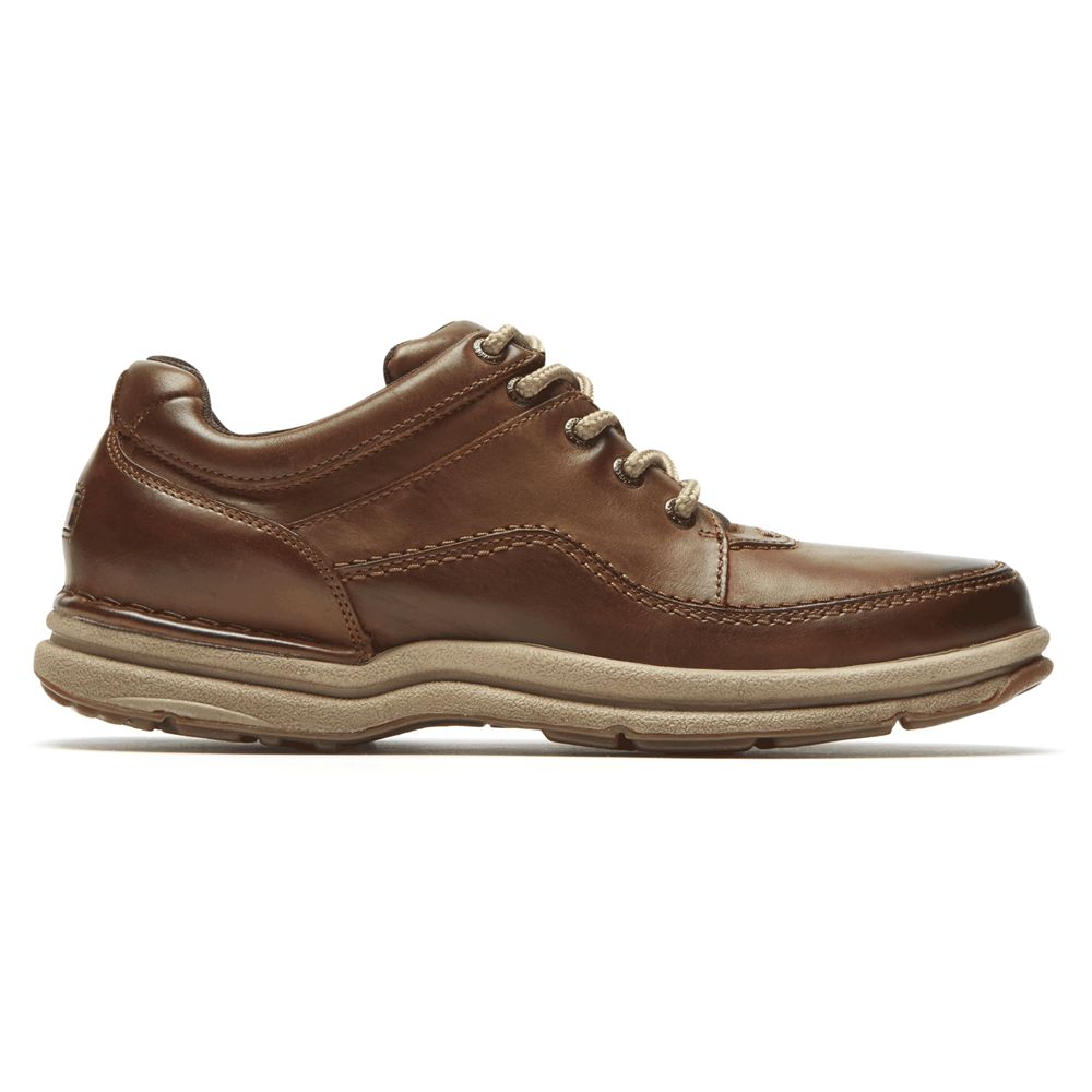 Rockport Men's World Tour Classic Sneakers - Brown - USA (3786YUJWT)